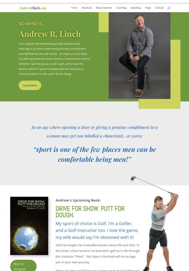 Web Dev Sample - Andrew Linch Showcase