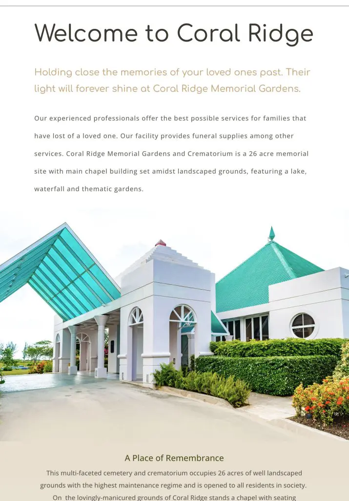 Web Dev Sample - Coral Ridge Showcase